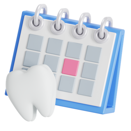 Rendez-vous chez le dentiste  3D Icon