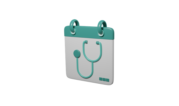 Rendez-vous chez le médecin  3D Icon