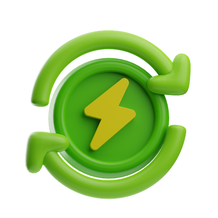 Renewable  3D Icon