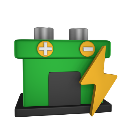 Renewable Accumulator  3D Icon