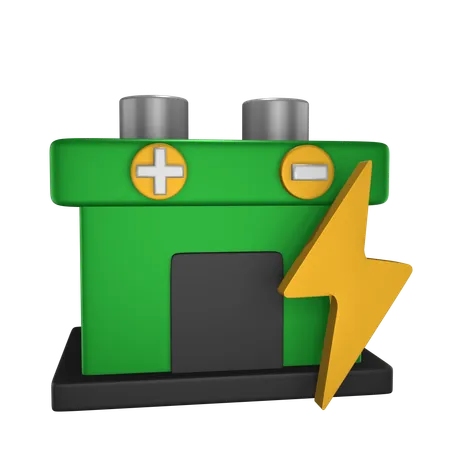 Renewable Accumulator  3D Icon