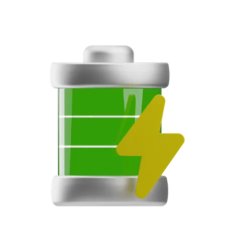Renewable Battery  3D Icon
