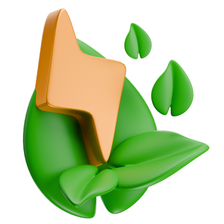 Renewable energy  3D Icon