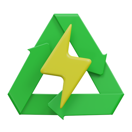 Renewable Energy  3D Icon