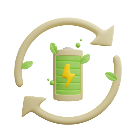 Renewable Energy  3D Icon