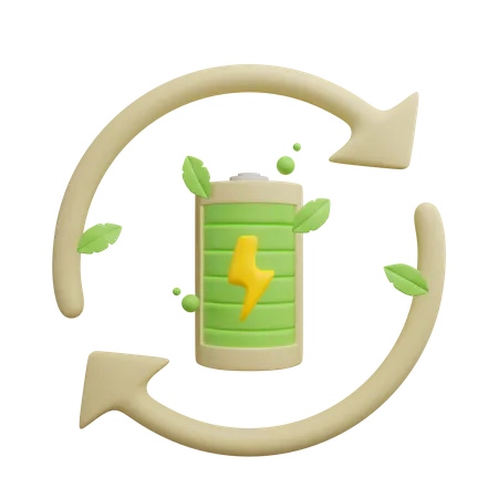 Renewable Energy  3D Icon