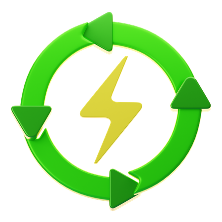 Renewable Energy  3D Icon