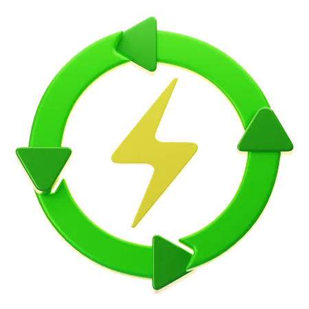 Renewable Energy  3D Icon