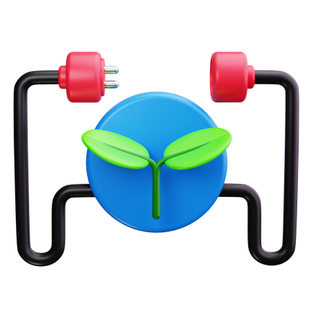 Renewable Energy  3D Icon