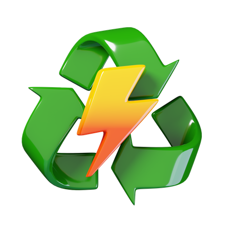 Renewable Energy  3D Icon