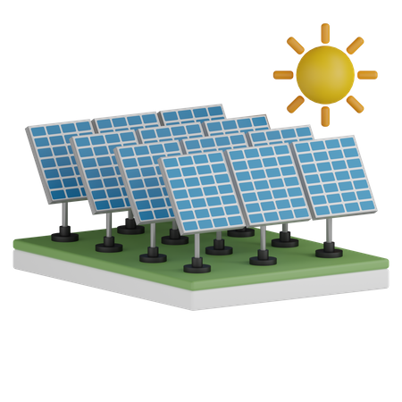 Renewable Energy  3D Icon