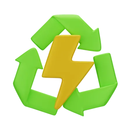 Renewable Energy  3D Icon