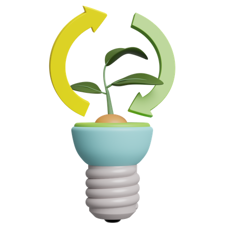 Renewable Energy  3D Icon