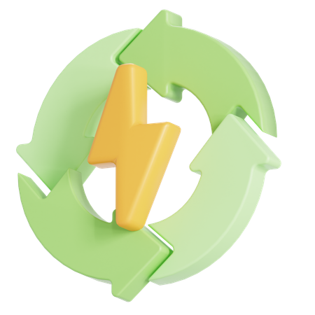 Renewable energy  3D Icon