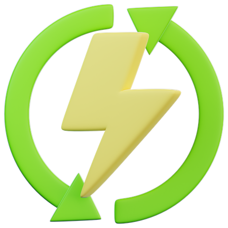 Renewable Energy  3D Icon