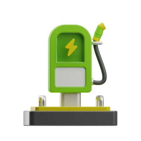 Renewable Energy Station  3D Icon