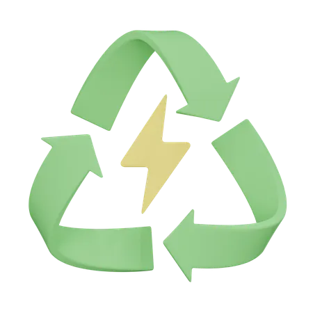 Renewable Power  3D Icon