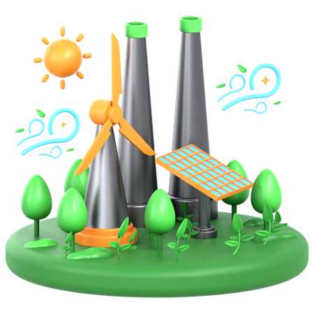 Renewable Resources  3D Icon