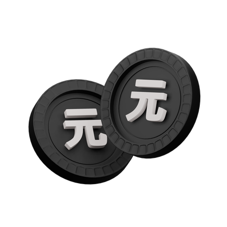 Renminbi  3D Icon