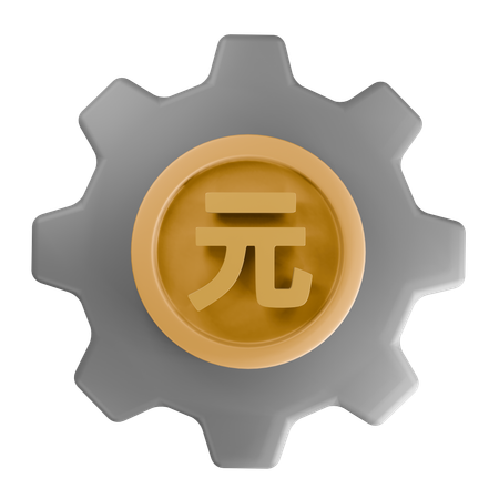 Renminbi  3D Icon