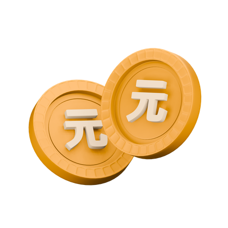 Renminbi  3D Icon