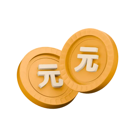 Renminbi  3D Icon