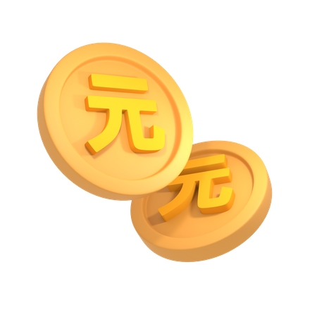Renminbi  3D Icon