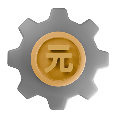 Renminbi  3D Icon