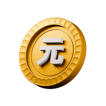 Renminbi  3D Icon