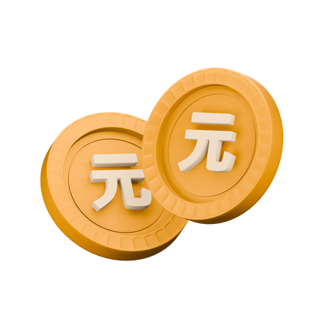 Renminbi  3D Icon