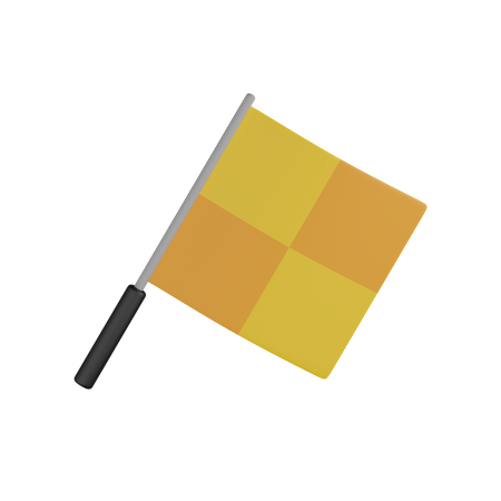 Rennflagge  3D Icon