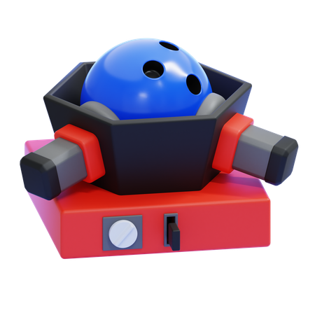 Renovación de la superficie de las bolas de boliche  3D Icon