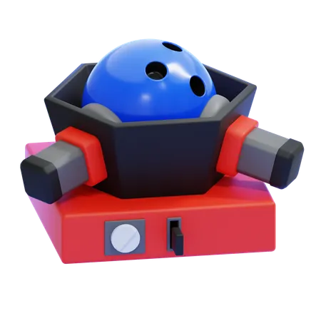 Renovación de la superficie de las bolas de boliche  3D Icon