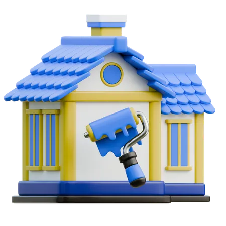 Rénovation de maison  3D Icon