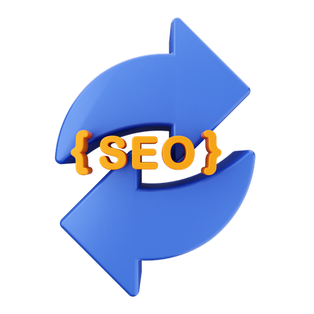 SEO renovável  3D Icon