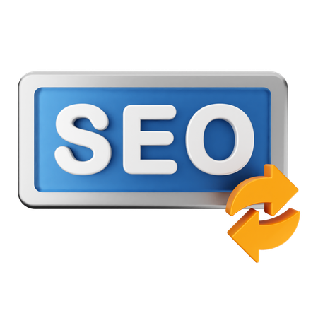 SEO renovável  3D Icon