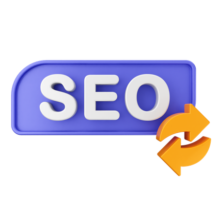 SEO renovável  3D Icon