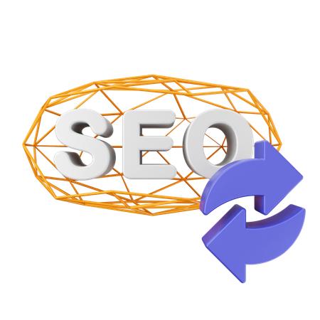 SEO renovável  3D Icon