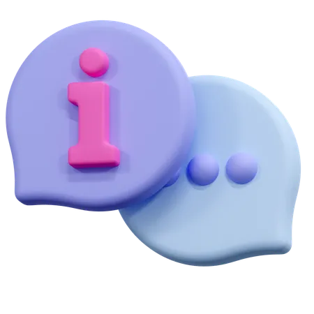 Information  3D Icon