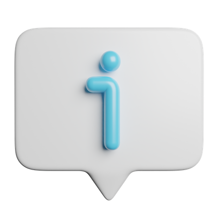 Information  3D Icon