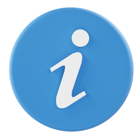 Information  3D Icon