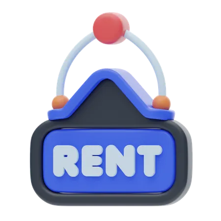 Rent  3D Icon