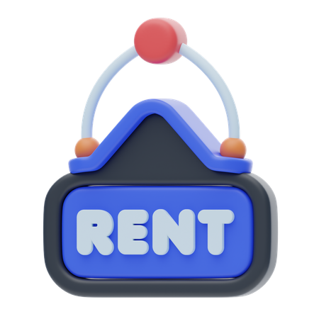 Rent  3D Icon