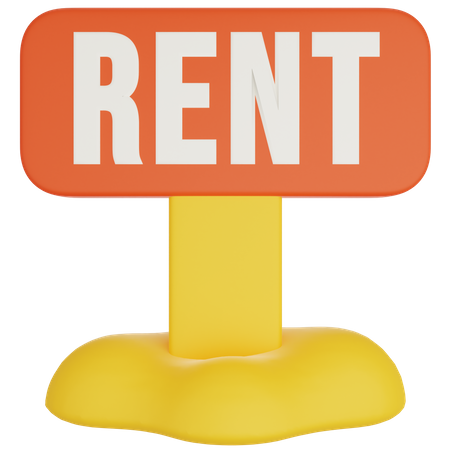 Rent Board  3D Icon