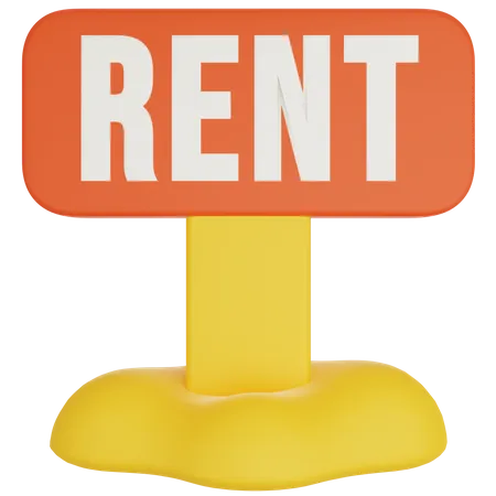 Rent Board  3D Icon