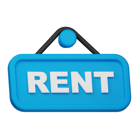 Rent Board  3D Icon