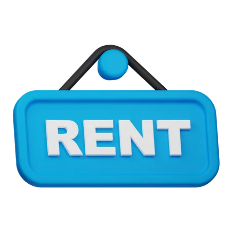 Rent Board  3D Icon