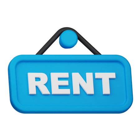 Rent Board  3D Icon