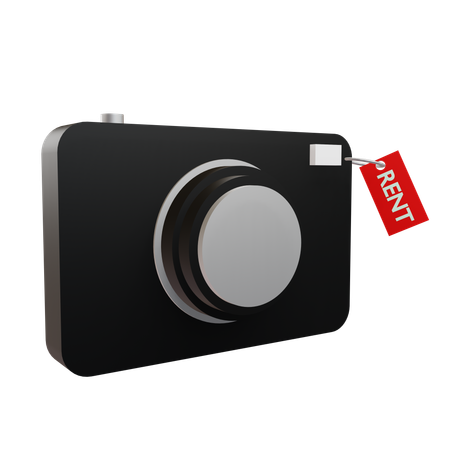 Rent Camera  3D Icon