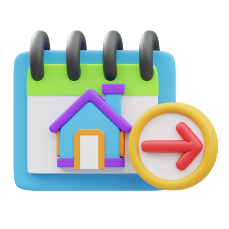 Rent Payment Outgoing  3D Icon
